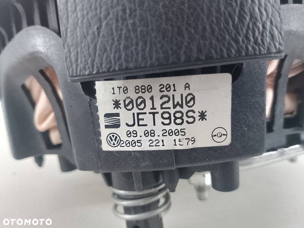 KIEROWNICA Z PODUSZKĄ VW POLO 9N LIFT 6Q0419091R  1T0880201A - 10