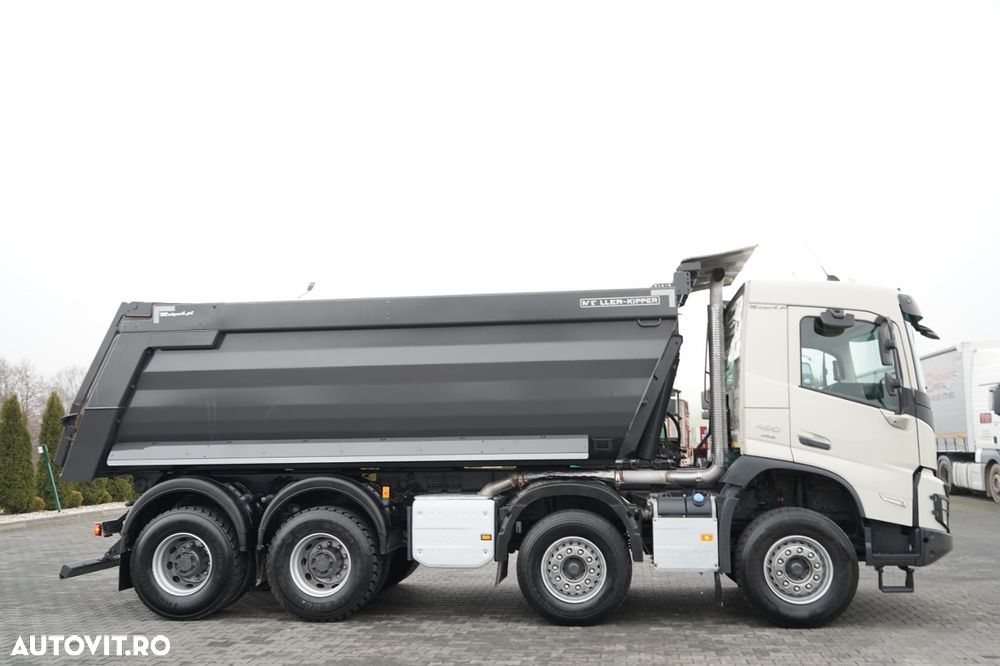 Volvo FMX 460 / 8x4 / BASCULATOR SPATE / MEILLER KIPPER / EURO 6 / - 10