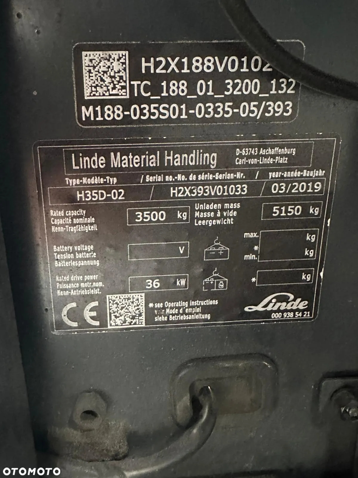 Linde H35D - 8