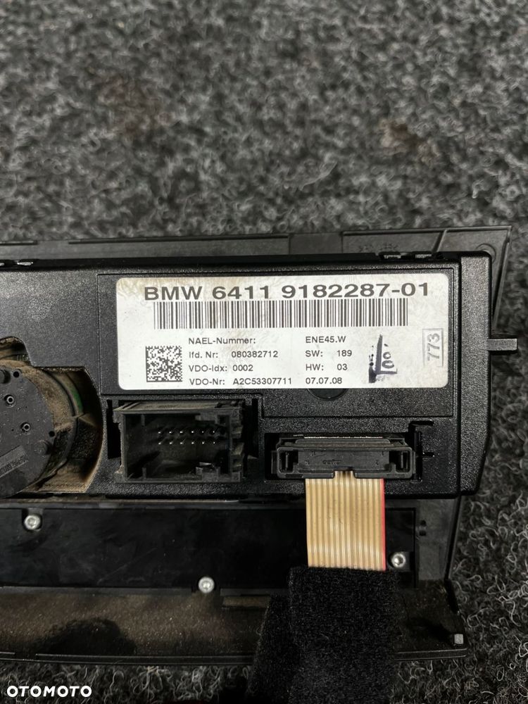 bmw seria 3 e90 panel nawiewu klimatyzacji 918228701 - 9