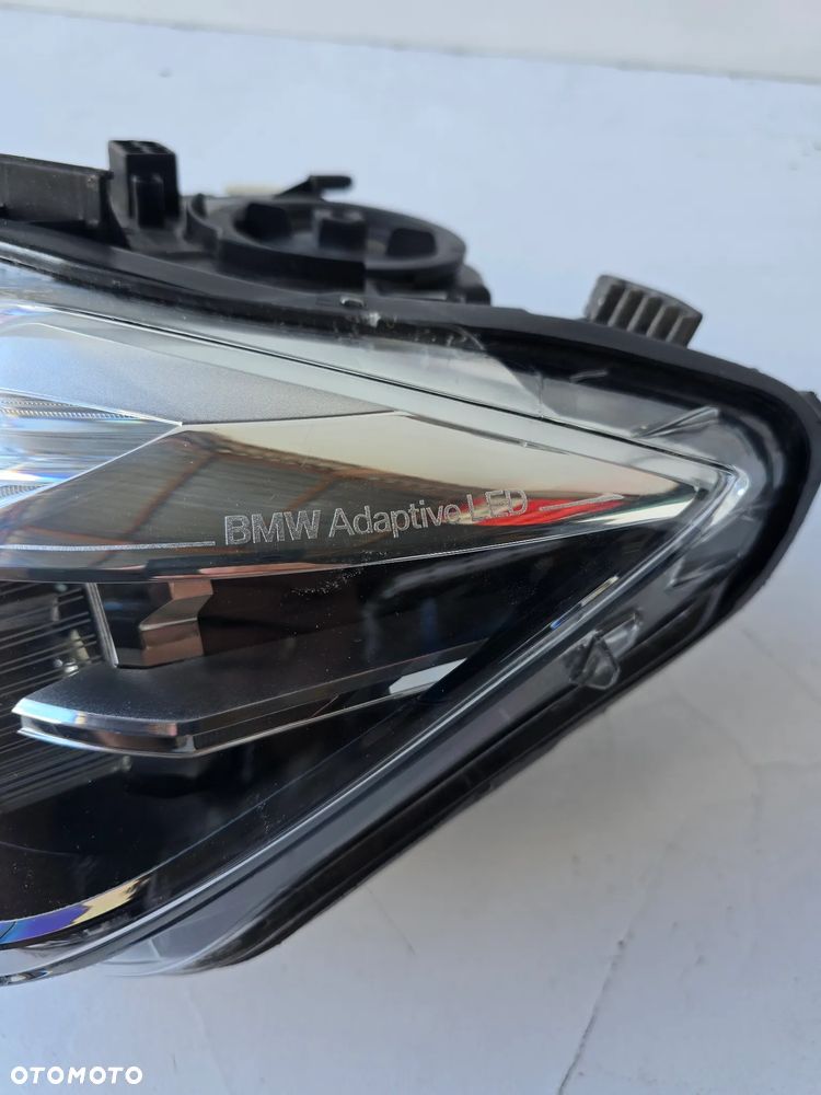 BMW 3 F30 F31 LCI LIFT LAMPA LEWA PRZÓD LED ADAPTIVE BLACK 8739565 - 2
