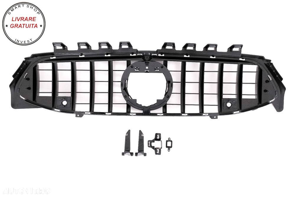 Grila Centrala Mercedes CLA X118 C118 (2019-05.2023) GT-R Panamericana Design Crom- livrare gratuita - 6