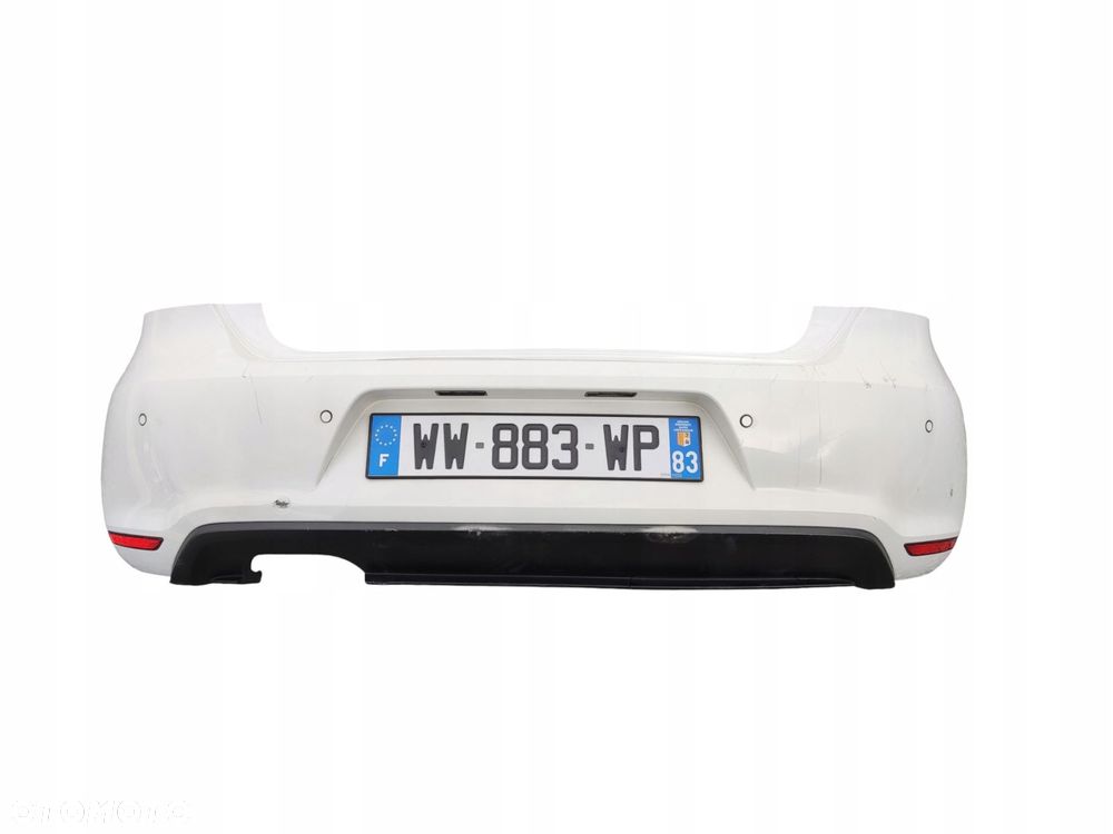 zderzak tył tylny kompletny pdc czujniki volkswagen polo v 6r gti 2009-2013 - 1