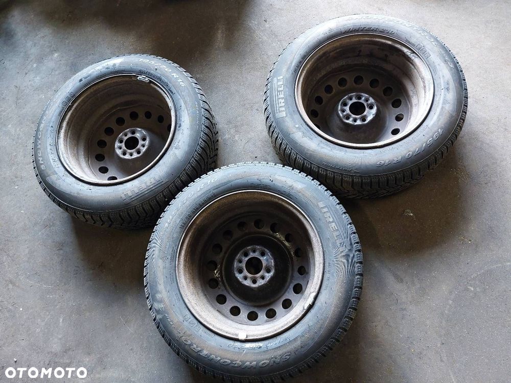 FELGI STALOWE 3 SZT 5x98 7Jx16 ET27 FI58,1 PEUGEOT 807 - 8