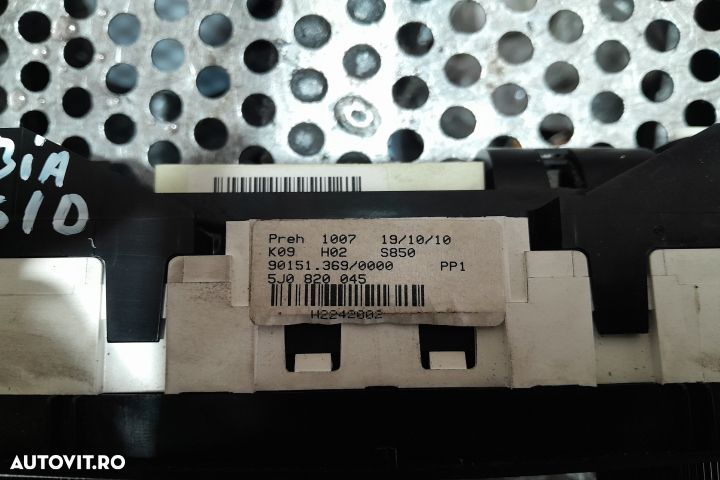 Comanda AC 5J0820045 5J0820045 Skoda Fabia 5J [2007 - 2010] Combi wag - 3