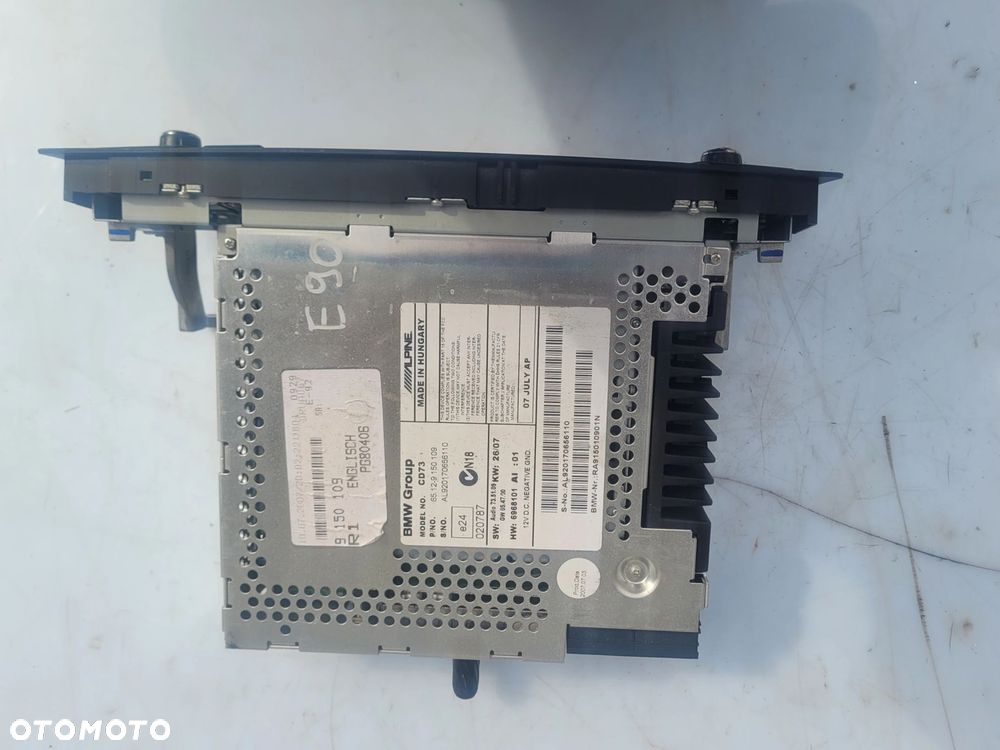 RADIOODTWARZACZ PROFESSIONAL CD BMW E90 E91 E92 E93 9150109 - 2
