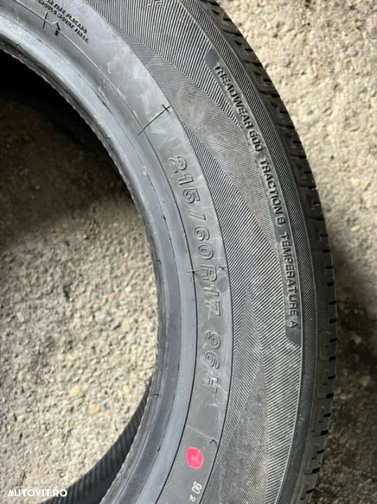 vând 2 anvelope 215/60/17 Yokohama M+S noi - 4