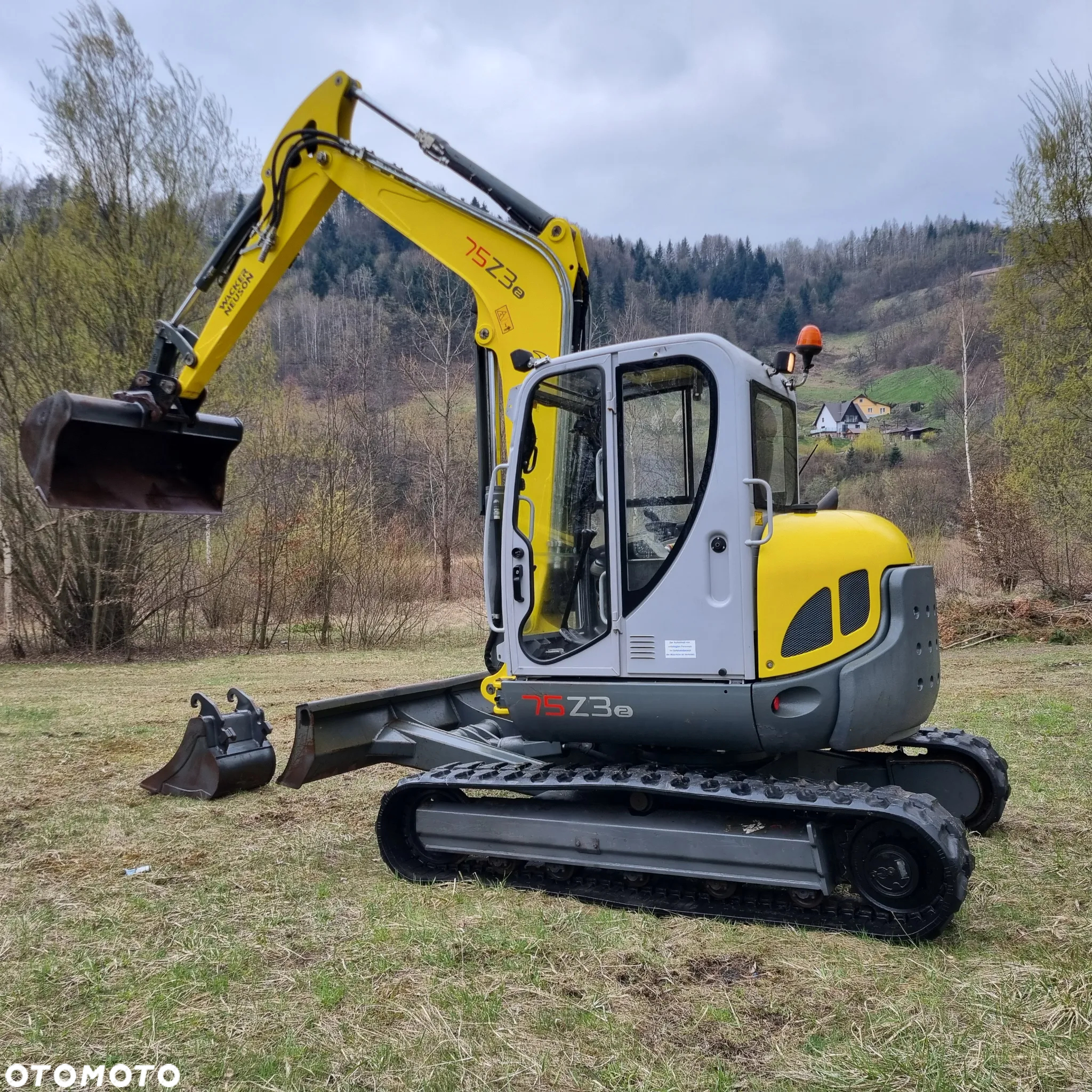 Wacker Neuson 8 ton Koparka Gąsienicowa 75Z3- komplet łyżek!- 2015r IMPORT NORWEGIA Klima jak Nowa - 11