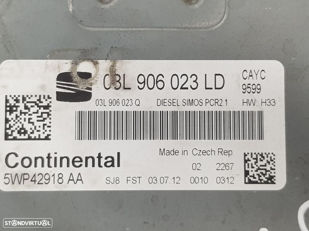 CENTRALINA MOTOR UCE SEAT IBIZA IV ST 2013 - 4