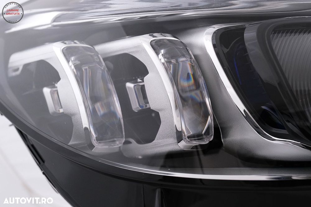Pachet Exterior Complet si Faruri Full LED Mercedes Clasa C W205 Sedan (2014-2018)- livrare gratuita - 13