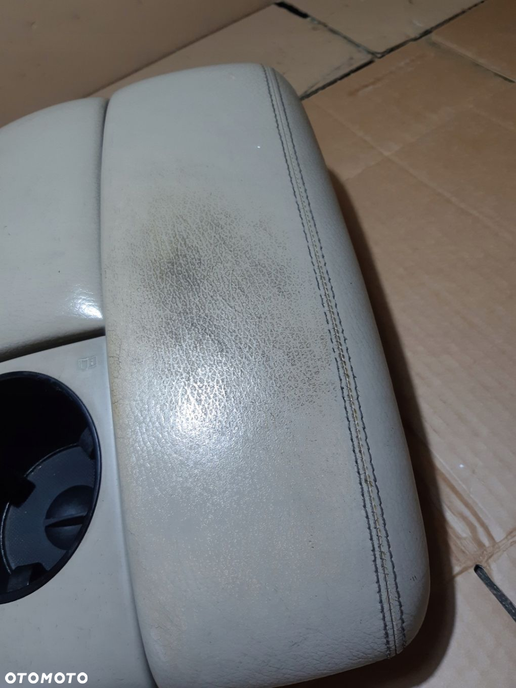 AUDI Q7 4L PODŁOKIETNIK PRZÓD SKÓRA KUBKI 4L0971178 - 6