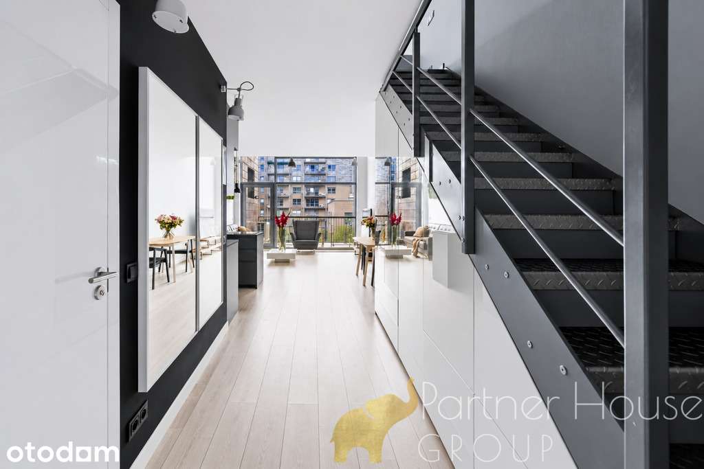 Dwupoziomowy Loft | Qbik | Klimatyzacja | Garaż