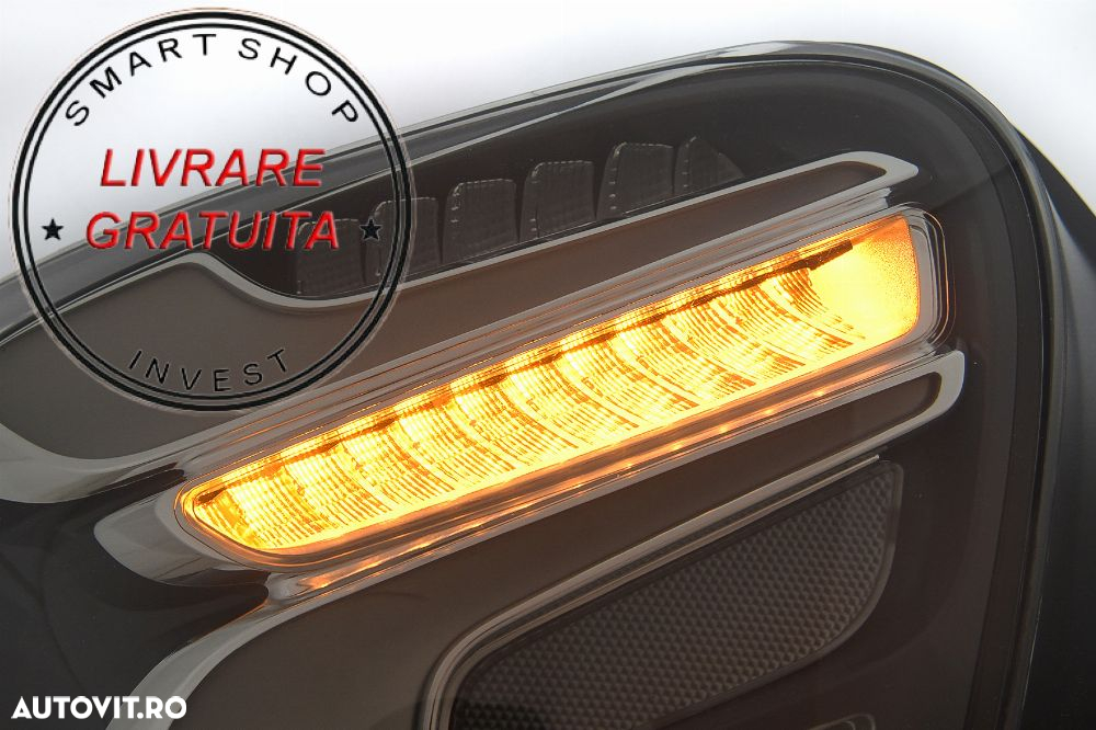 Stopuri LED Mercedes A-Class W176 (2013-08.2015) Facelift Design Fumurii cu Semnal- livrare gratuita - 17