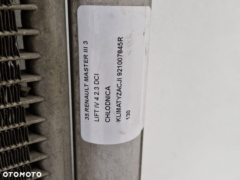 RENAULT MASTER III 3 LIFT IV 4 2.3 DCI CHŁODNICA KLIMATYZACJI 921007845R - 9