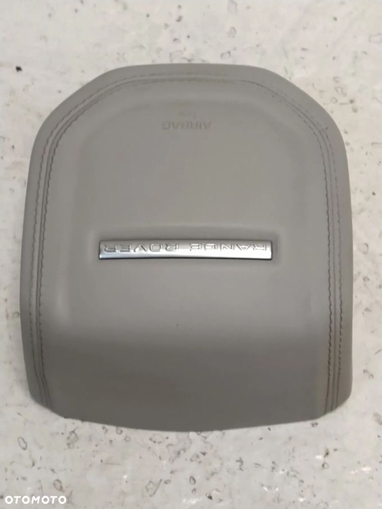 RANGE ROVER VOGUE L405 SPORT L494 AIRBAG PODUSZKA POWIETRZNA KIEROWCY SZARA SKÓRA ORYGINAŁ - 6