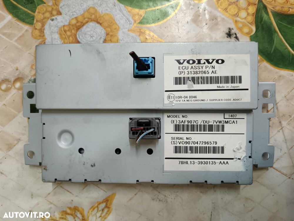 Display navigatie volvo s60, v60, xc60 2014 31382065 ae - 2