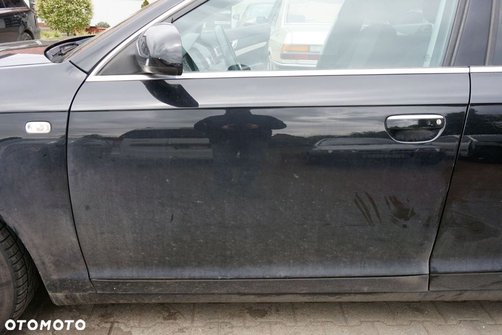 DRZWI PRZEDNIE LEWE A6 C6 KOMBI LZ9Y  CZARNY AUDI 2004-2008 - 2