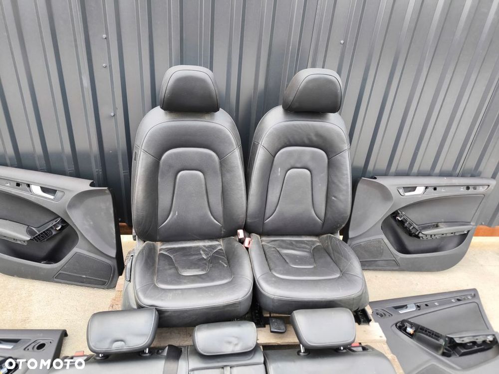 FOTEL FOTELE AUDI A4 B8 KOMPLET SKÓRA BEZ PODGRZEWANIA ! *2 - 4