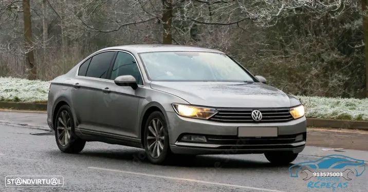 Frente Completa Volkswagen Passat B8 2.0 TDI - 2015 a 2021 - Guarda Lamas | Fibra | Reforço | Radiadores | Parachoques | Farois | Grelhas | Capot - 1