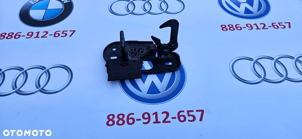 VW Golf V 5 PLUS Zamek maski silnika Rygiel maski 1T0823480A - 1