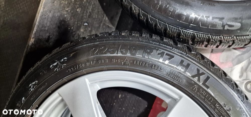 ALUFELGI +OPONY ZIMOWE 225/50 17" 5x120 ET42 OPEL INSIGNIA - 15
