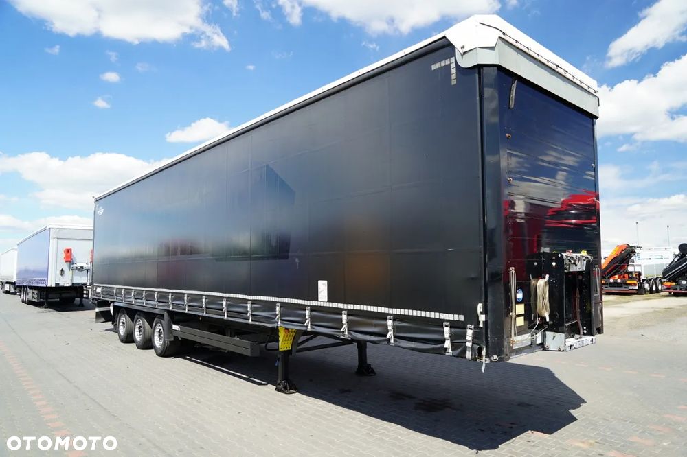 Schmitz Cargobull / FIRANKA / MEGA /  DACH PODNOSZONY / OŚ PODNOSZONA - 8