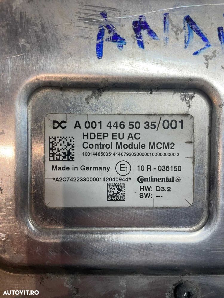 Calculator motor Mercedes Actros euro6 mcm2 A0014465035 - 5