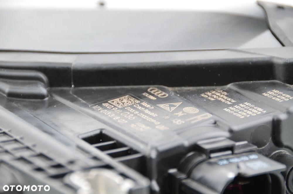 AUDI A6 C8 4K0 FULL LED MATRIX 4K0941036 Prawy z modułami Przedni Oryginał - 6