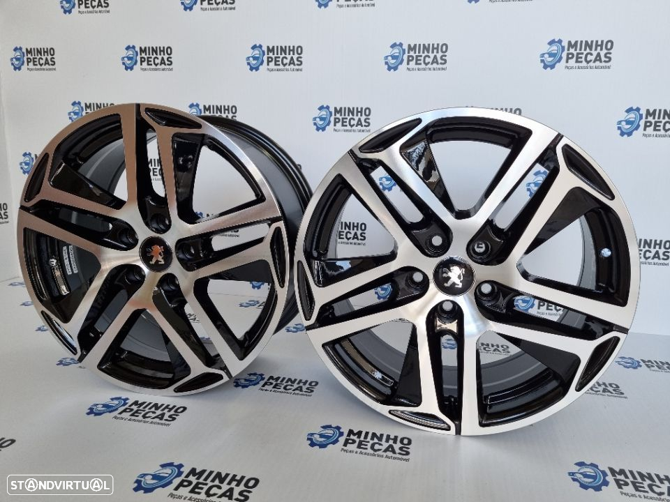 Jantes Peugeot 308 em 16 Black (5x108) - 3