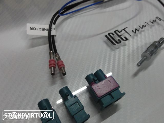 Ficha adaptadora de antena Vag Diversity duplo universal, para radio universal com amplificador de sinal - 7