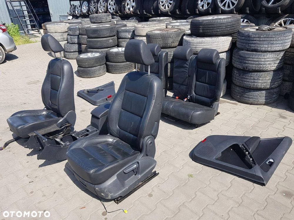 VW TIGUAN I 5N 06-15r FOTELE SKÓRZANE KANAPA KOMPLET - 4