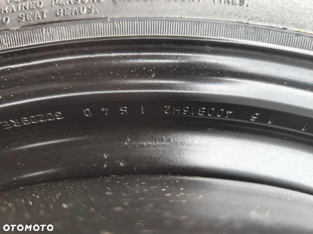 KOŁO DOJAZDOWE ZAPASOWE 125/70R16 4X100 RENAULT CAPTUR DACIA - 5