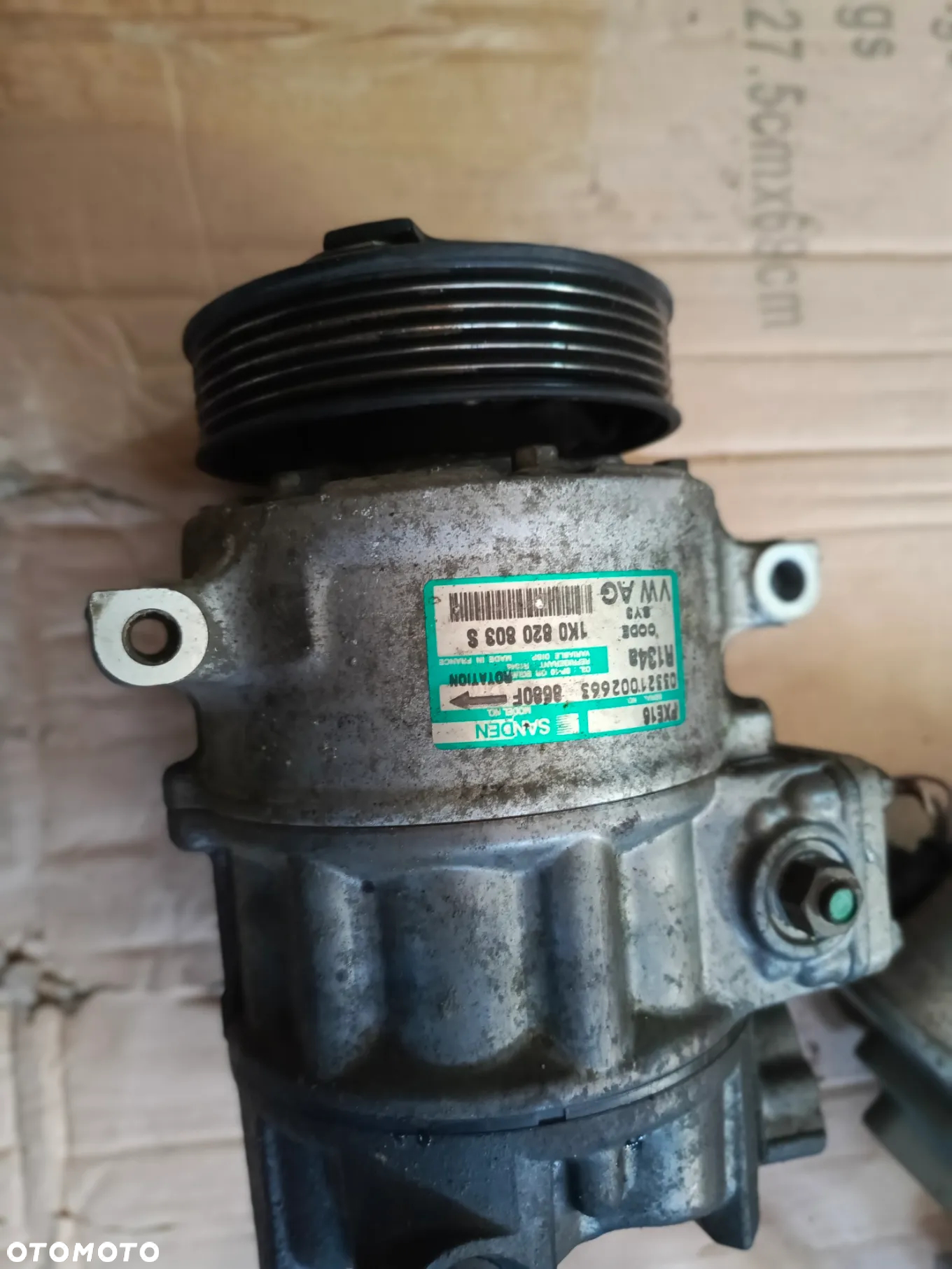 KOMPRESOR SPRĘŻARKA KLIMATYZACJI VW PASSAT B6 2.0TDI 1K0820803S - 2