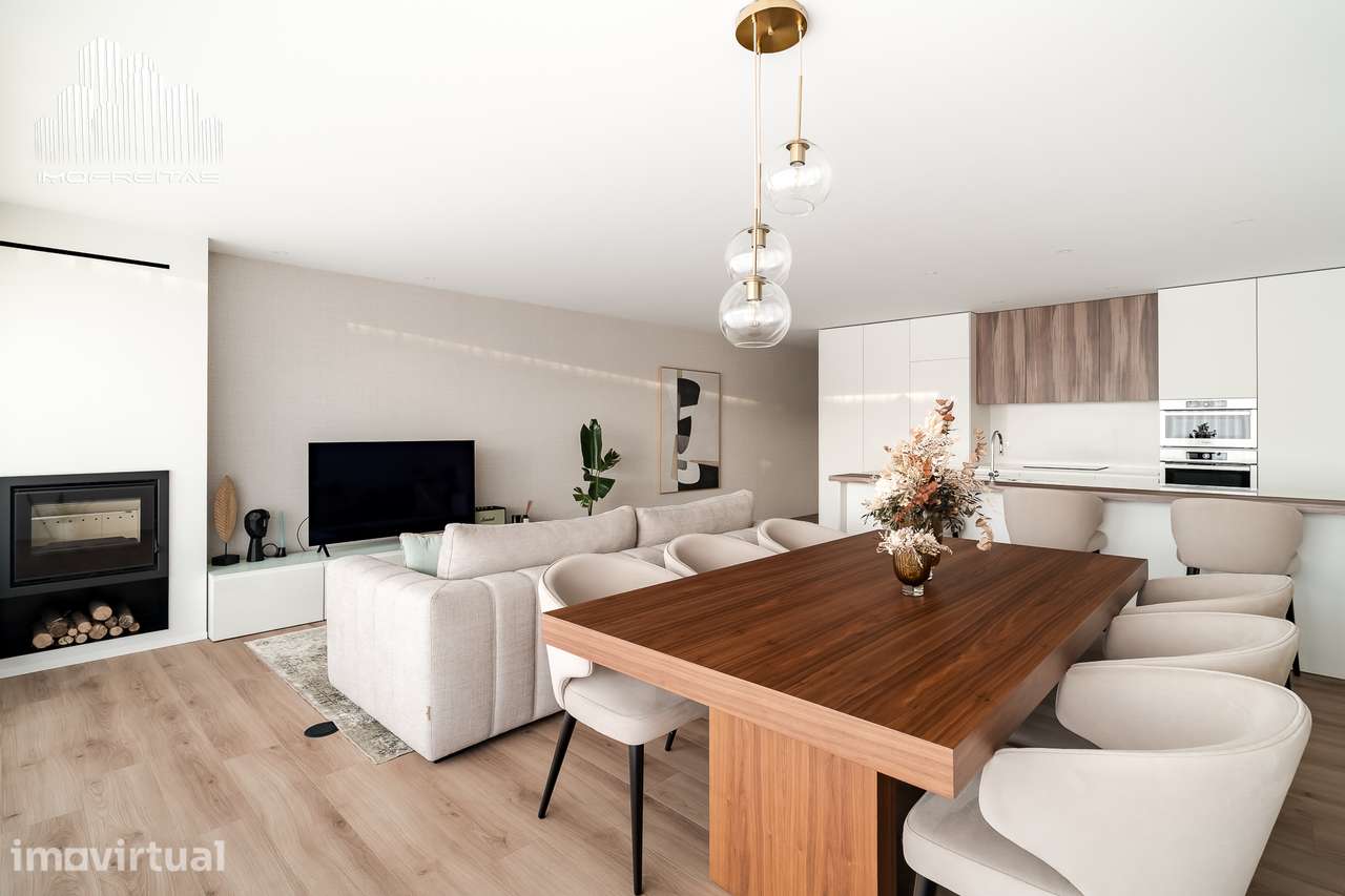 T3 Moderno com Varanda de 35 m² e Garagem para 2 Carros em Real, Braga - Grande imagem: 3/26