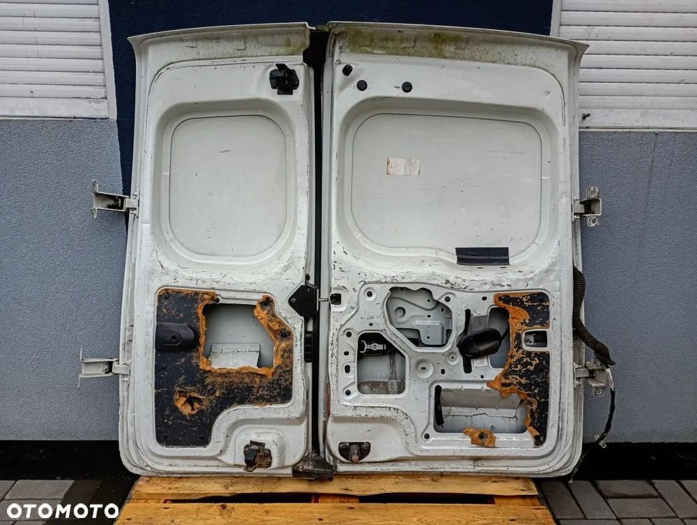 drzwi tylne lewe tył kompletne renault kangoo ii iii 2008-2021 białe - 6