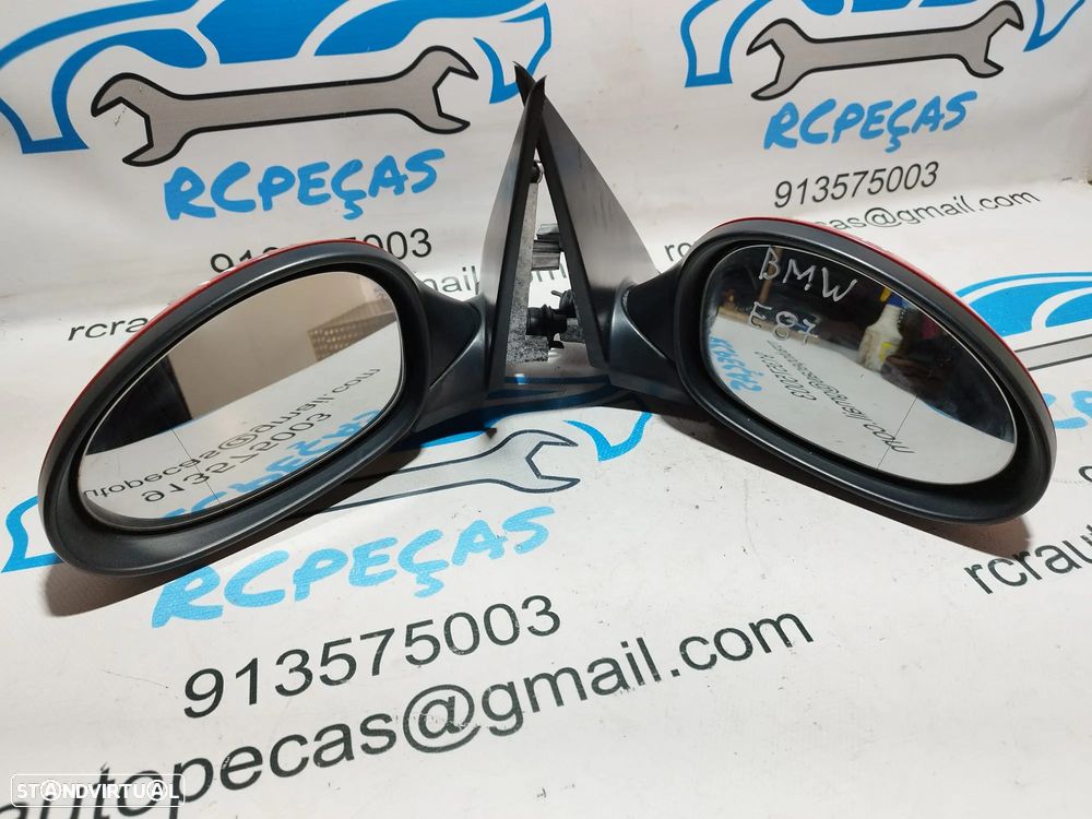 ESPELHO RETROVISOR ESQUERDO DIREITO BMW SERIE 1 E87 51167268124 7268124 51167268123 7268123 ELETRICO AQUECIDO ESPELHOS RETROVISORES - 9