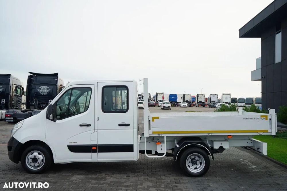 Renault MASTER / DCI 150 / BASCULATOR / CAMION CU TRACȚIE MIXĂ 7 LOCURI / MANUAL / DOUĂ RULOURI - 19