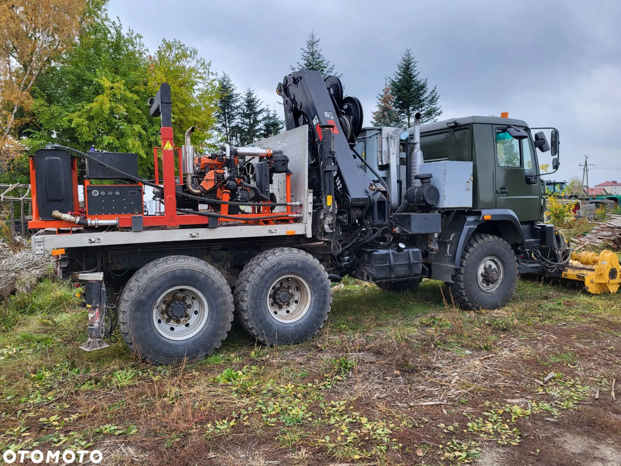 Star 266 6x6 HIAB X HIPRO 192 E-6 z KOSZEM ROBOCZYM UDT Żuraw Hds ENERGETYKI - 2