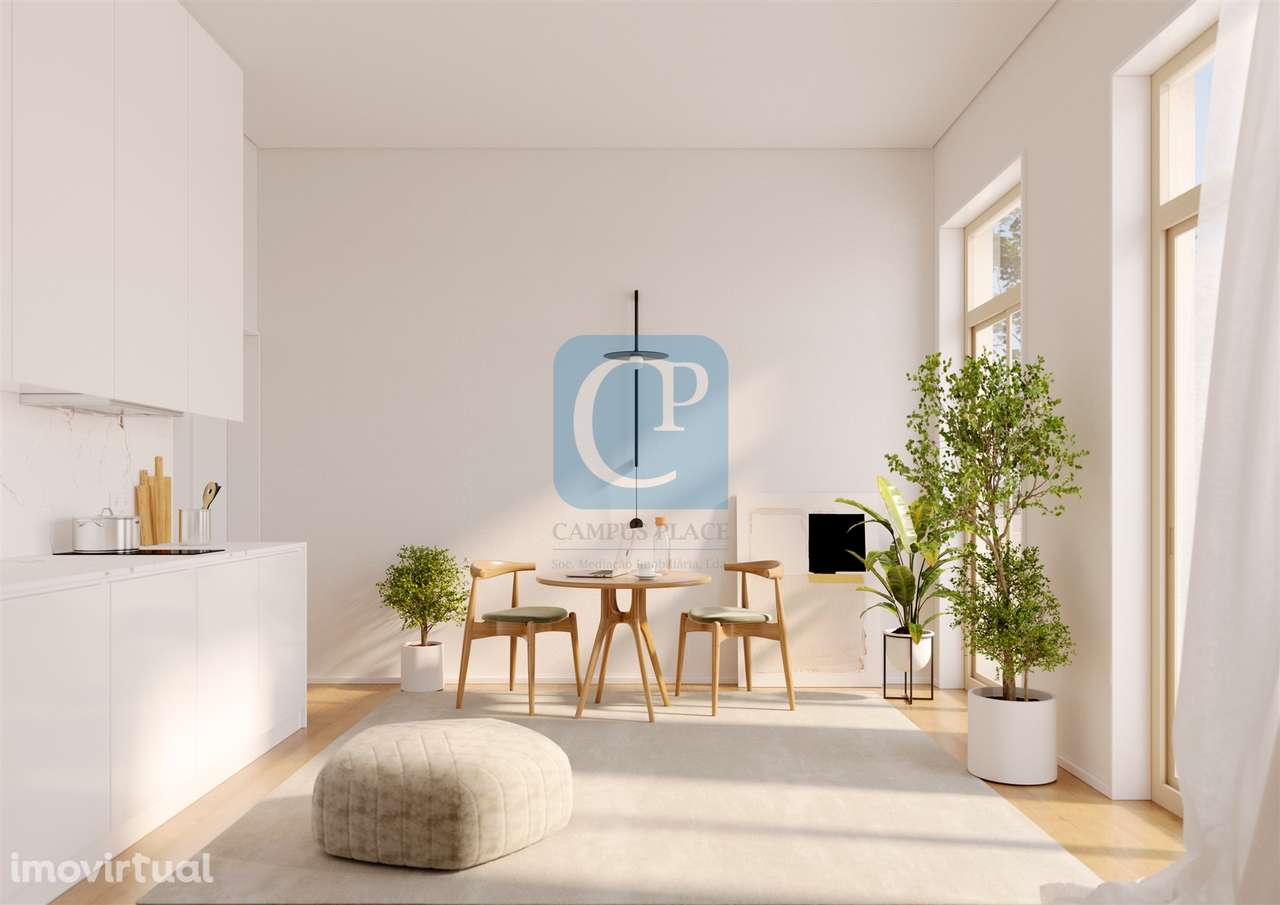 Apartamento T0 em construção no Empreendimento Moinho de Vento Flats e - Grande imagem: 4/8