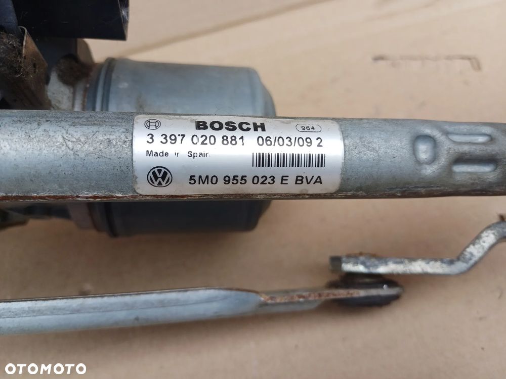 Golf VI plus mechanizm silniczek wycieraczki lewy 5M0955119B 5M0955023 - 5