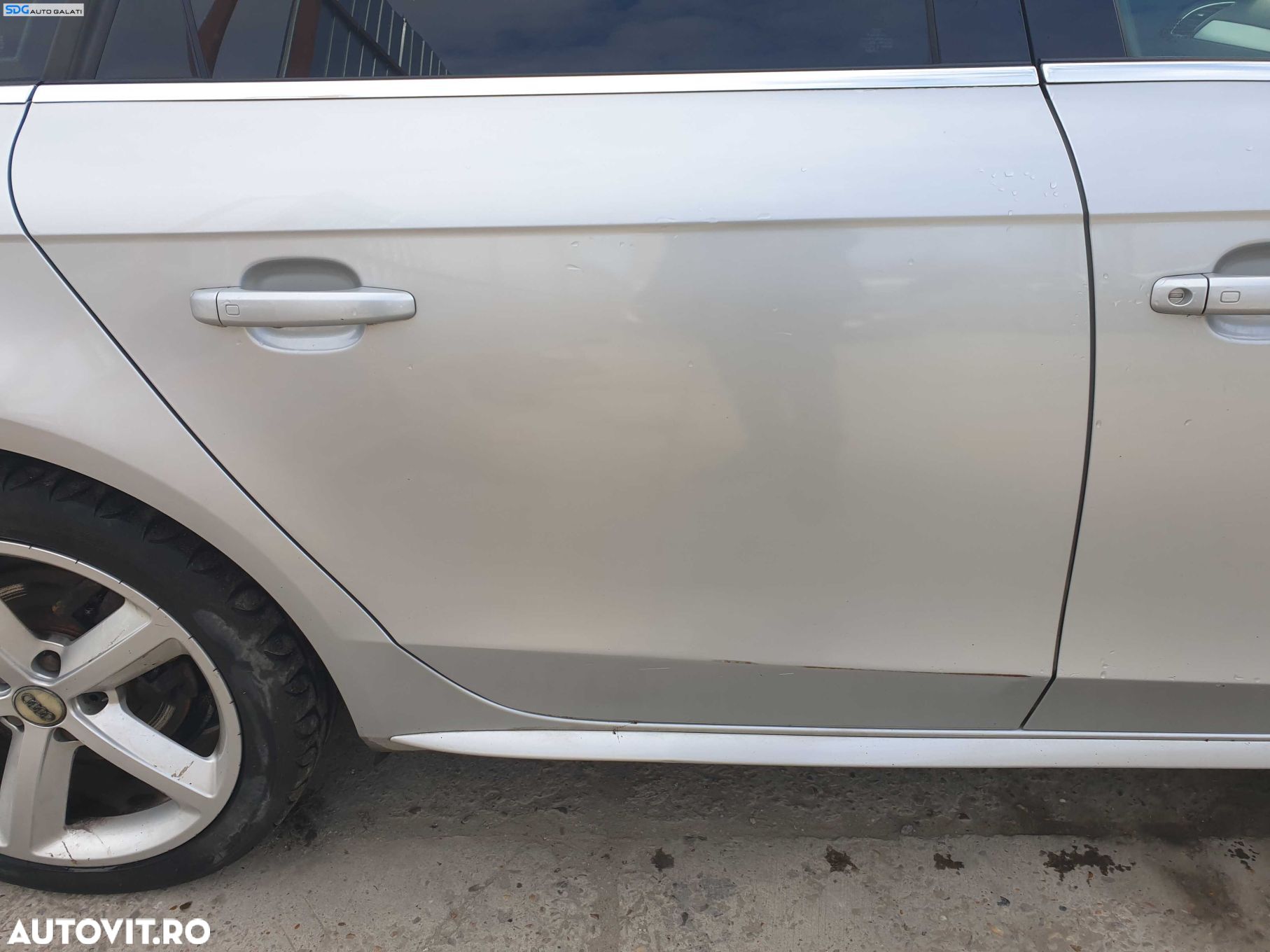 Usa Usi Portiera Portiere Dreapta Spate Dezechipata cu Imperfectiune Audi A4 B8 Berlina Sedan 2008 - 2015 Culoare LX7W [K2299] - 1
