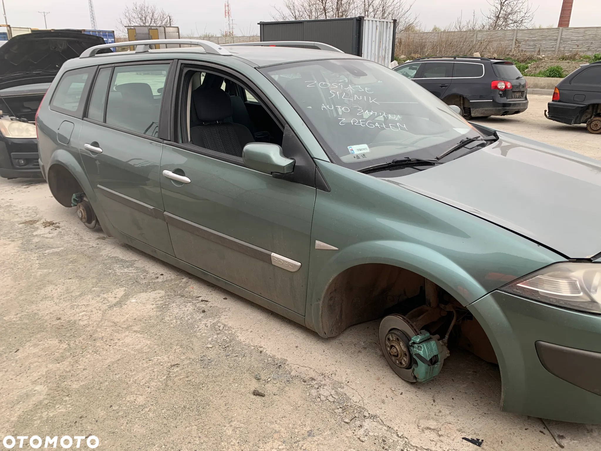 RENAULT MEGANE 2006 M9R *SAMOCHÓD NA CZĘŚCI* 331LAMPA LUSTERKO DRZWI MASKA KLAPA BELKA ZDERZAK BŁOTNIK PRAWA LEWA PRZÓD TYŁ - 3