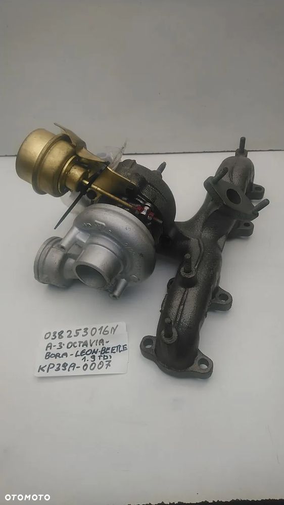 TURBOSPRĘŻARKA 1.9 TDI 100KM 101KM AXR BSW BEW A3 OCTAVIA BORA LEON BEETLE 038253016N - 1