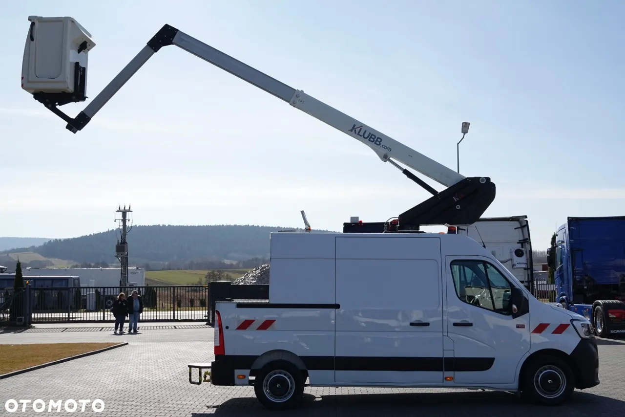 Renault MASTER / PODNOŚNIK KOSZOWY - 10 metrów / 2021 ROK / BLASZAK + WZWYŻKA / PO KONTRAKCIE SERWISOWYM / - 9
