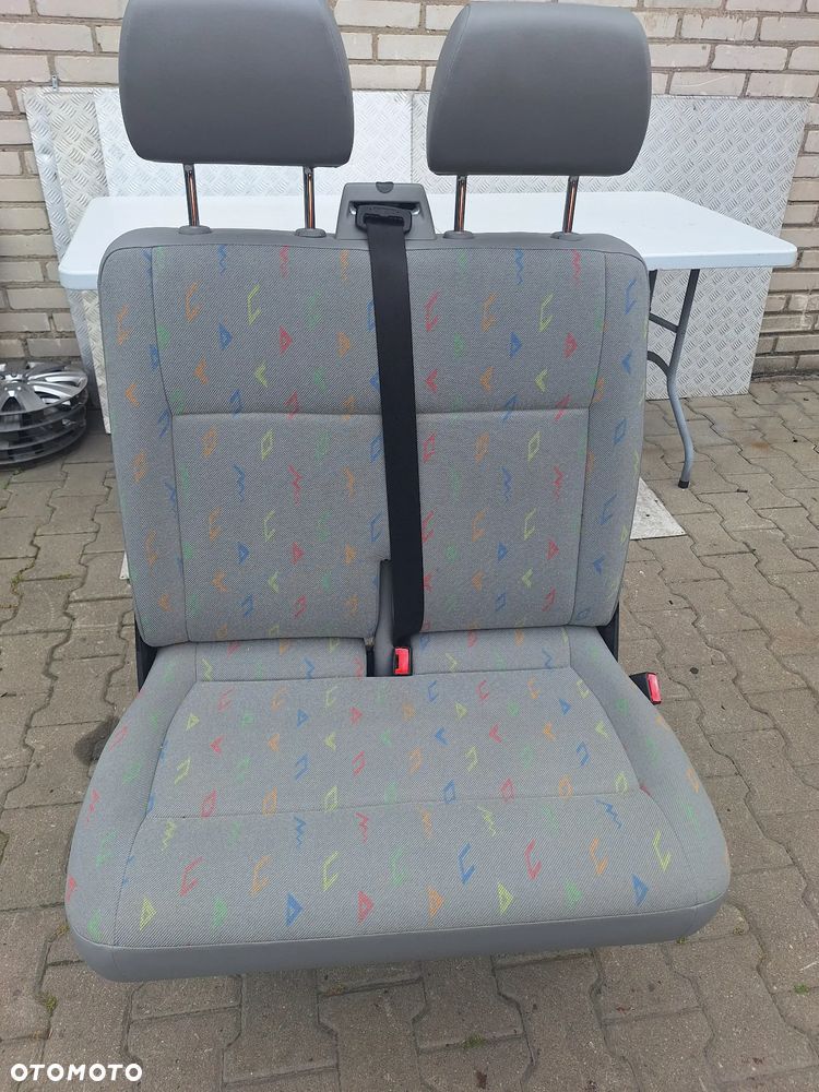 FOTEL KANAPA DWÓJKA PASAŻERA VW TRANSPORTER T5 - 1