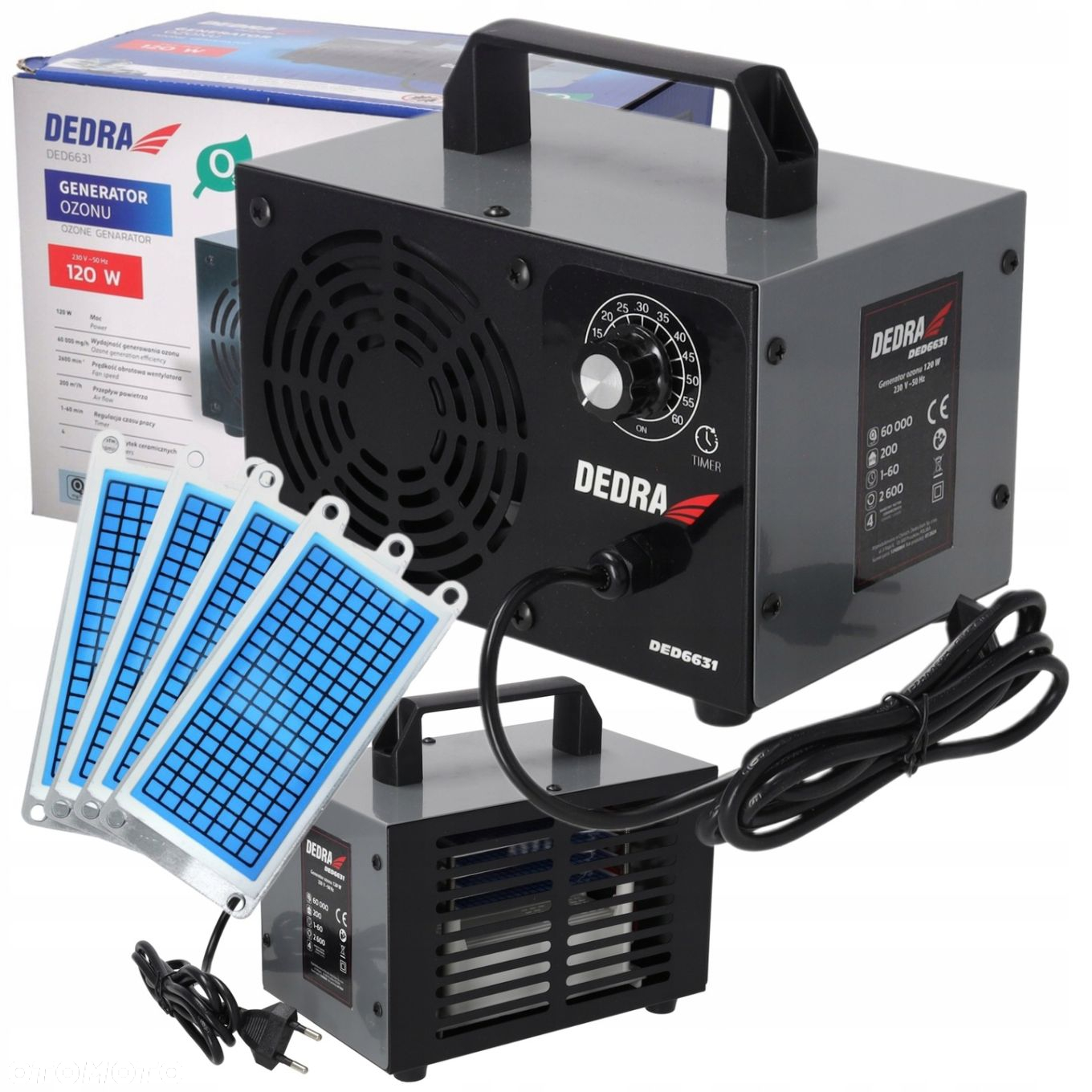 GENERATOR OZONU DEDRA DED6631 DO SAMOCHODÓW MIESZKAŃ BIURA PIWNICY - 15