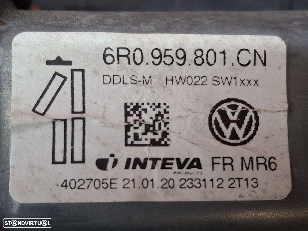 Elevador Frente Esquerdo Electrico Volkswagen Amarok Camião De Platafo - 4