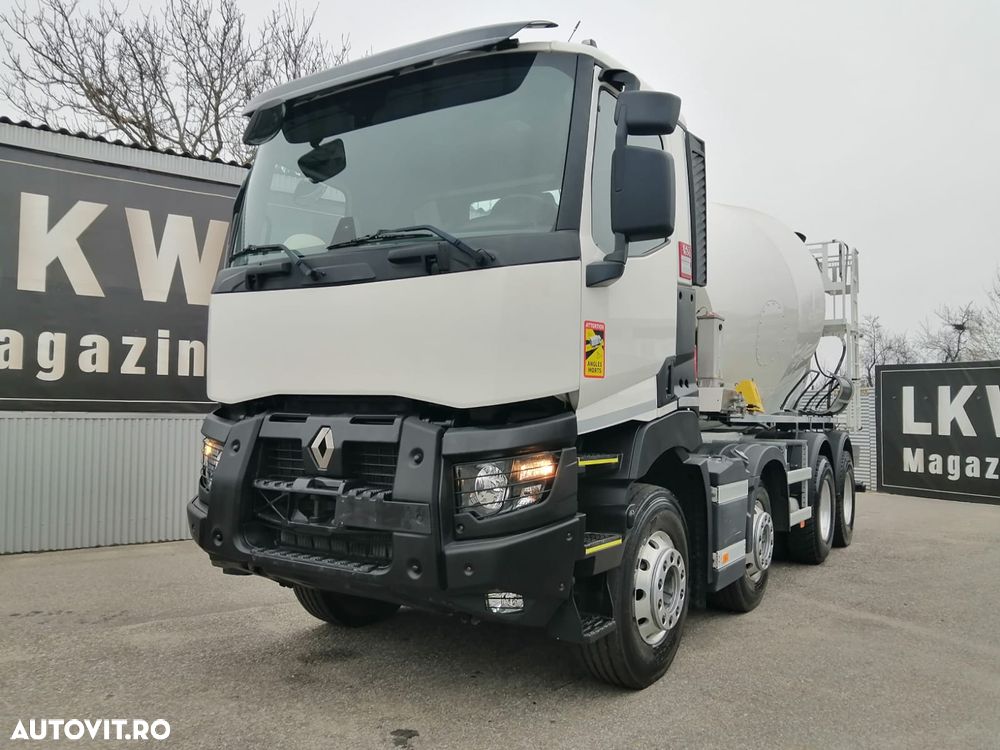 Renault C 430 8x4 Betoniera/Beton Mixer 9m3, TOP !!! - 3