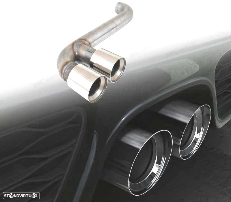 PONTEIRAS DE ESCAPE MINI F55 4P 13- LOOK JCW - 1