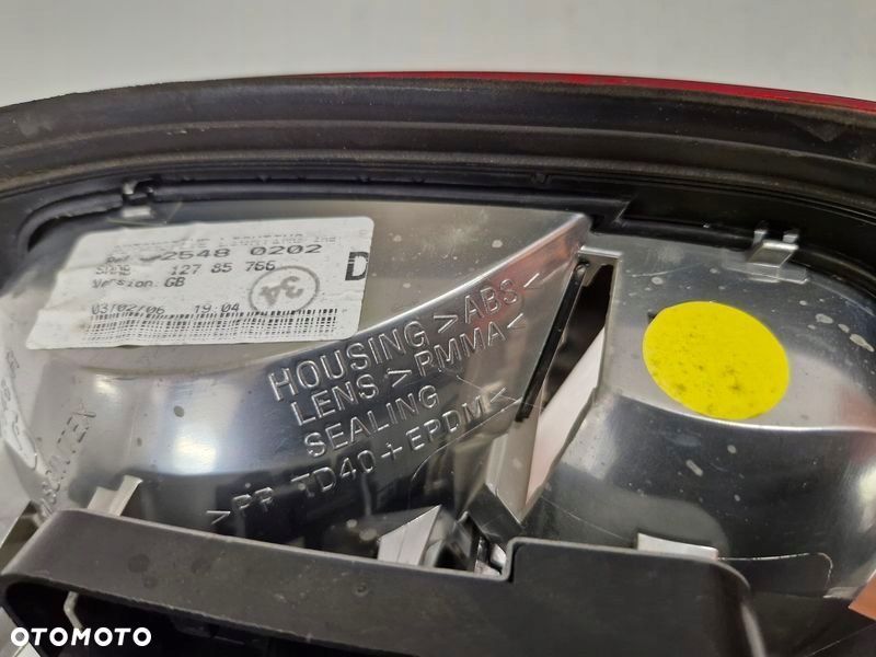 saab 93 9-3 2 ii sedan lampa prawy tył prawa tylna w klapę 12785766 - 7